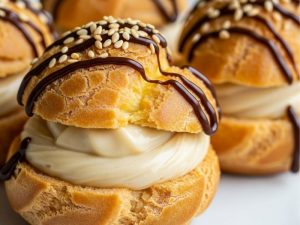 Tahin Kremalı Profiterol Tarifi