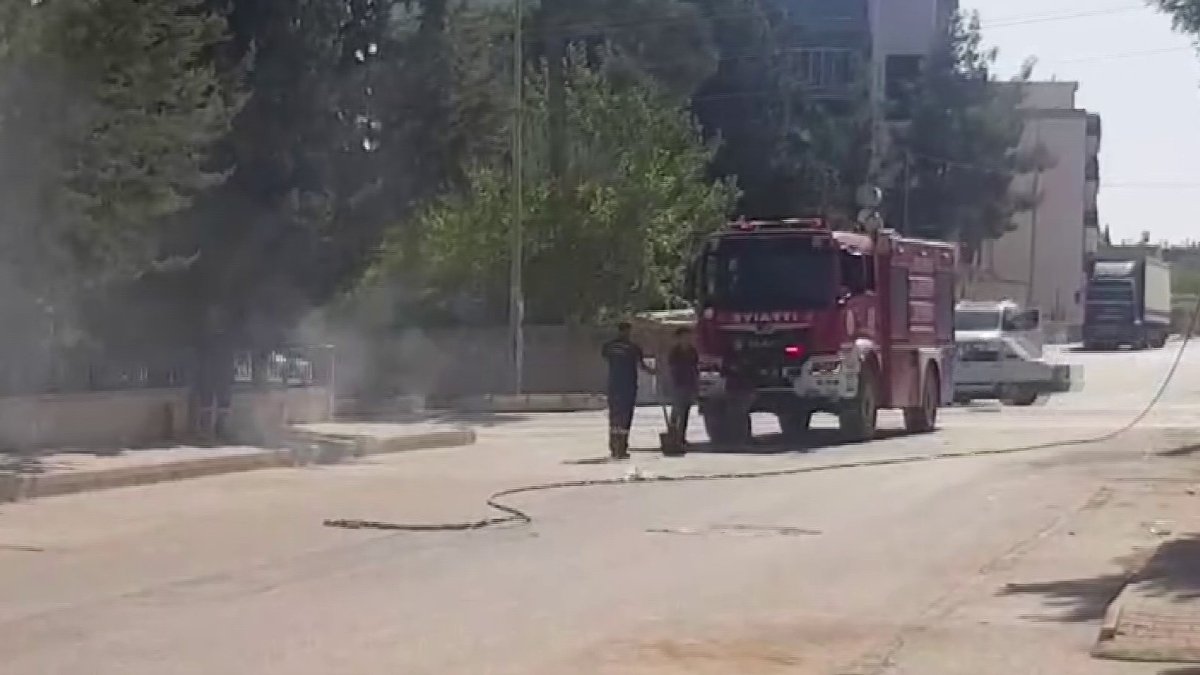 Yüksek Sıcaklıklar ve Elektrik Direğinde Çıkan Yangın