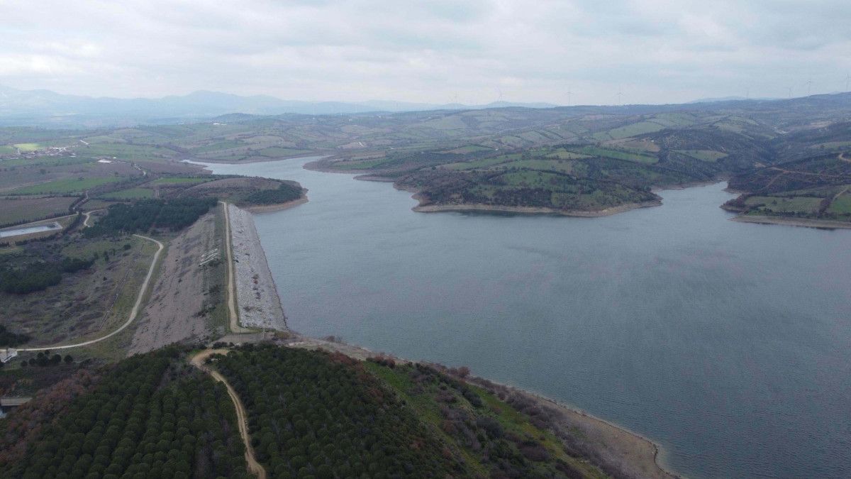 Çanakkale'deki Barajın Su Seviyesi 2 Ayda %83'ten %40'a Düştü