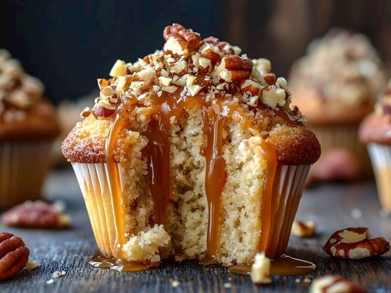 En Lezzetli ve Pratik Karamelli Muffin Tarifi