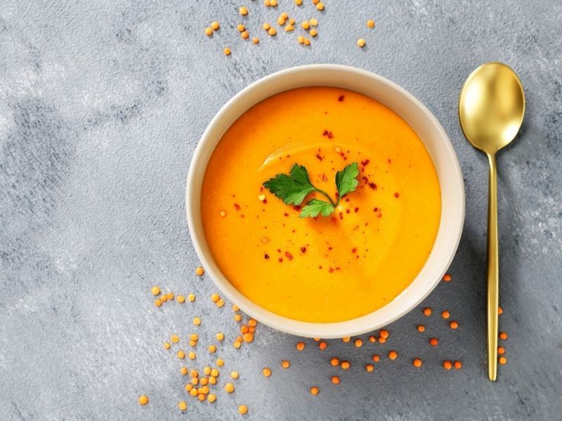 Kırmızı Mercimek Çorbası Tarifi için Malzemeler