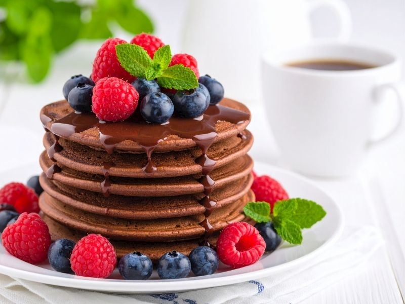 Kakaolu Pancake Tarifi için Malzemeler