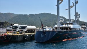 Marmaris’te Göz Kamaştıran Maltese Falcon Yatı