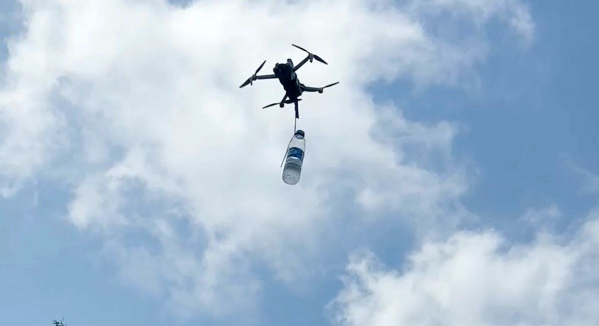 Sıcaklıkla Mücadelede Yenilikçi Çözüm: Drone ile Su Servisi