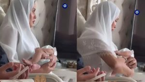 Taze Anne Sahra Işık, Bebeği İçin Mevlit Okuttu ve O Anları Paylaştı