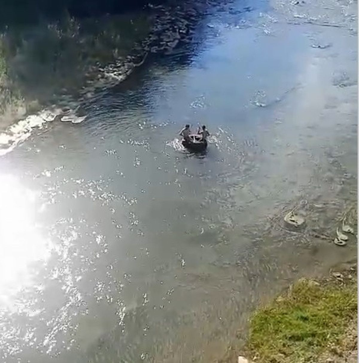 Reşadiye’de Eşsiz Bir Rafting Deneyimi: Traktör Şambreriyle Kelkit Çayı’nda Macera