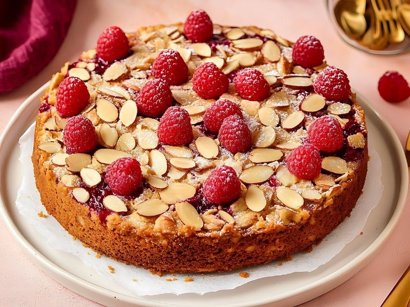 Ahududulu ve Bademli Nefis Kek Tarifi