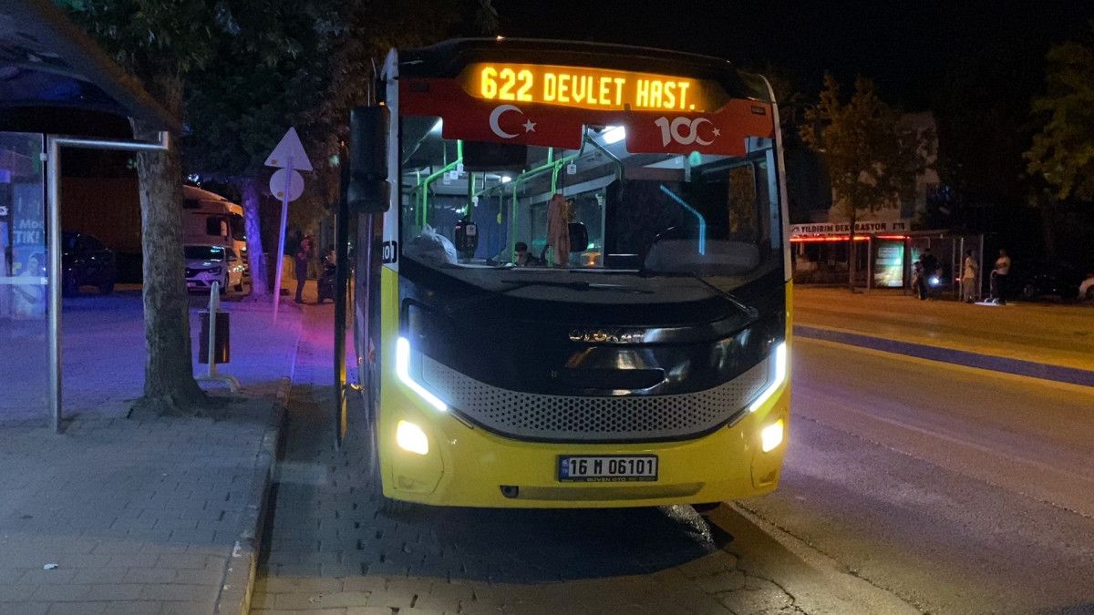 Bursa'da Polisten Kaçan Halk Otobüsü Şoförü Alkollü Yakalandı