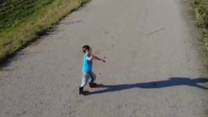 Erzurumda Droneden Kaçan Çocuğun Görüntüleri Sosyal Medyada Viral Oldu