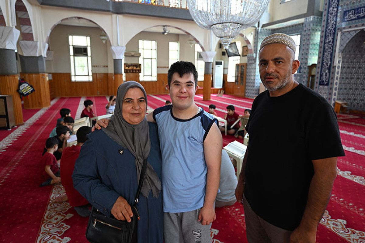 Gaziantep'te Down Sendromlu Enes, Kur'an Kursunun Neşesi Oldu