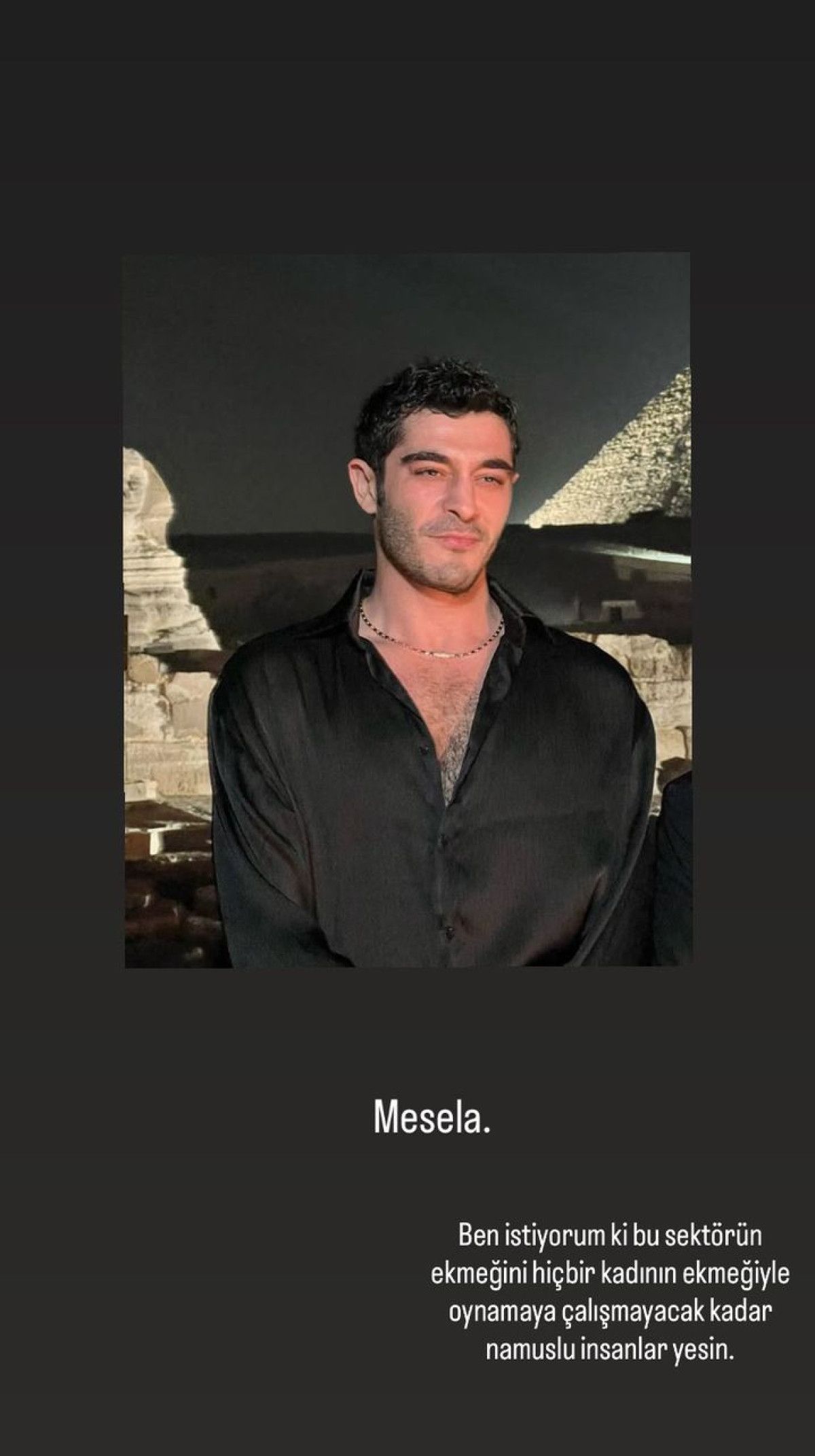 Hazal Eker'in Mesajı ve Vurgusu