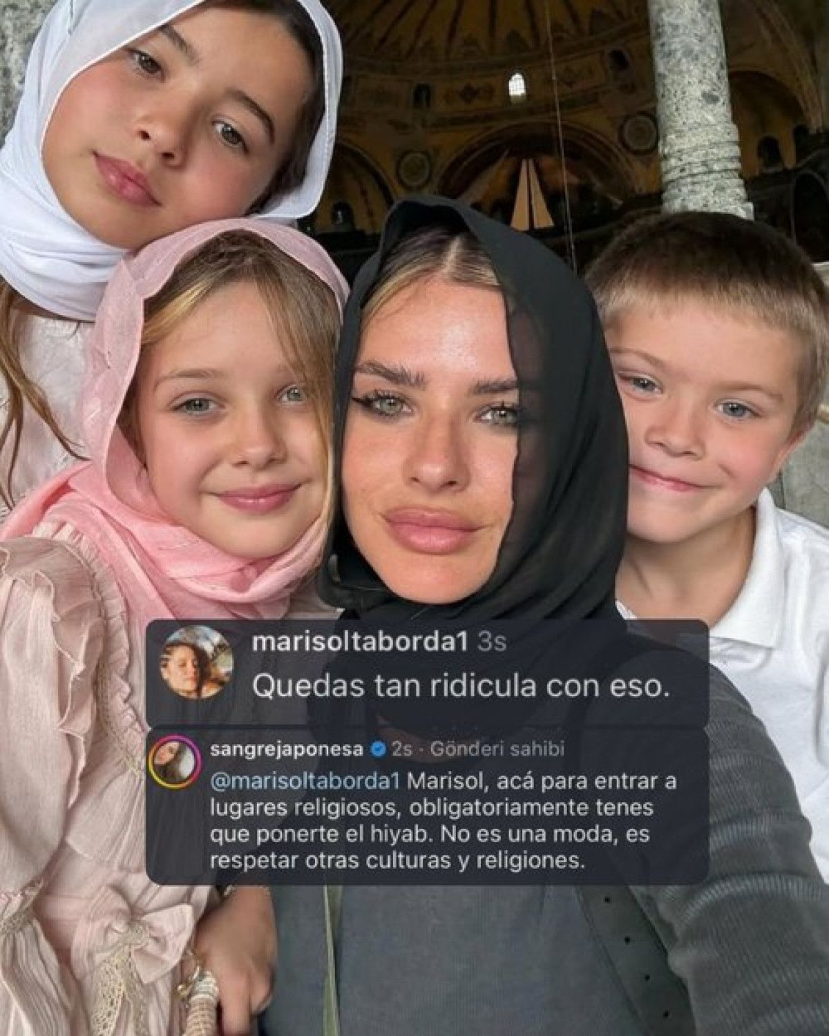 İcardi'nin Sevgilisi Suarez, Taktığı Başörtüsü Nedeniyle Eleştiren Takipçisine Yanıt Verdi