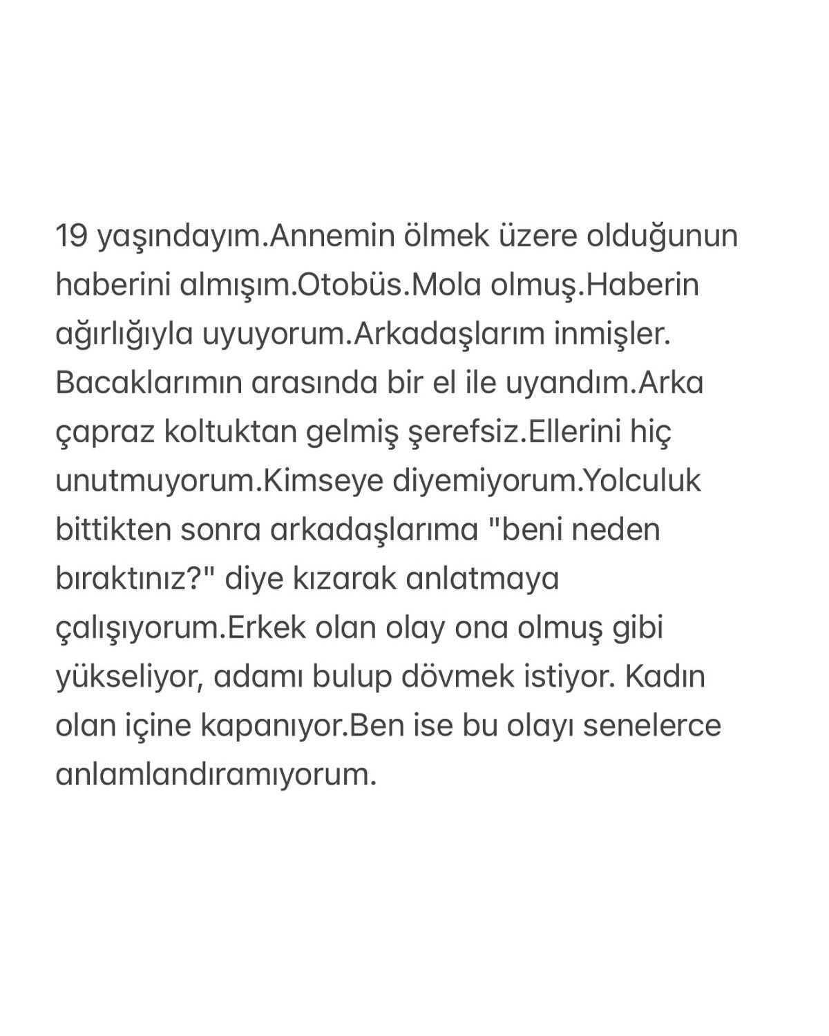 İsim Verememekten Doğru Bildiği ve Destek Kararı