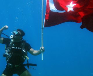 Muğla’da Denizle 30 Ağustos Zafer Bayramı Kutlaması