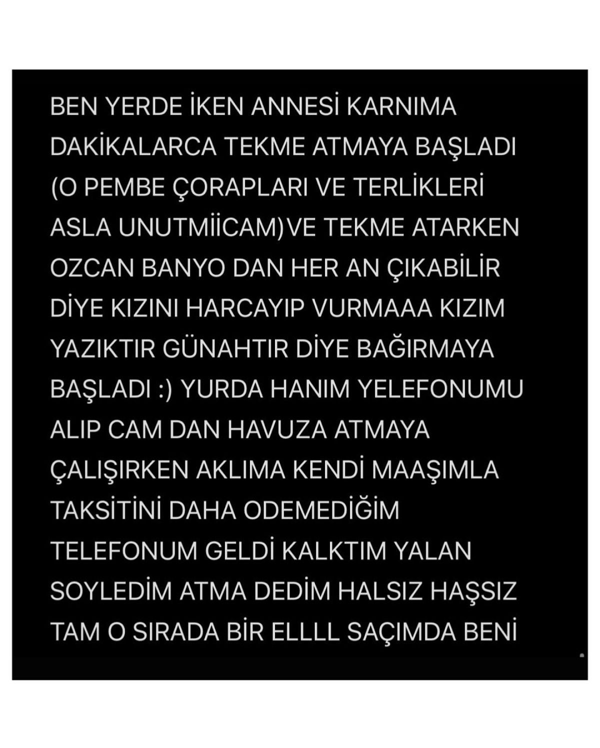 Özcan Deniz'in Eşinin Anlatımı