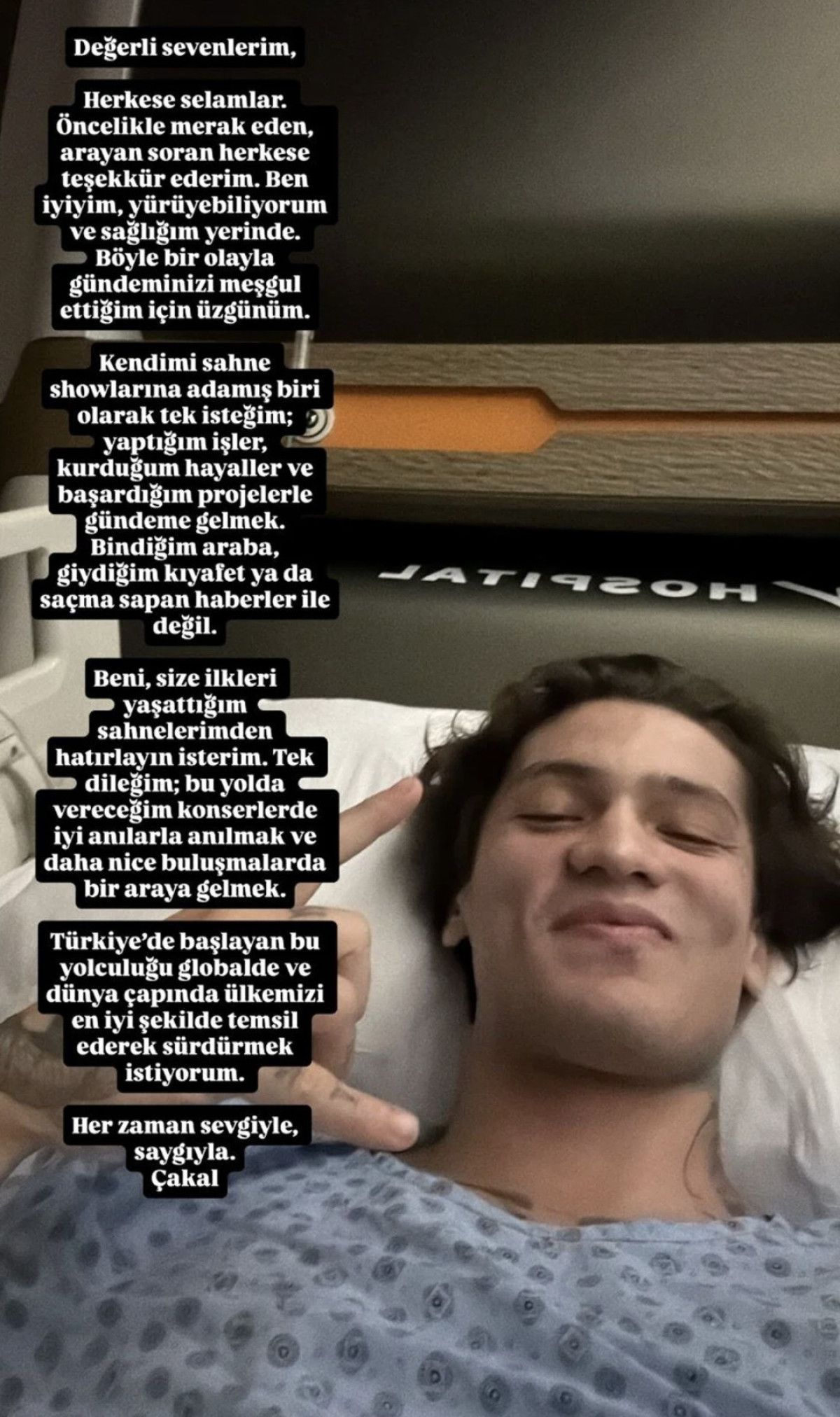 Sanatçının Durumu ve Mesajları