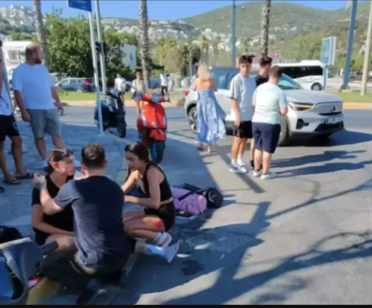 Seray Sever Bodrum'da Kaza Yaptı! Panik Dolu Anlar Yaşandı