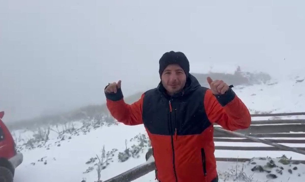 Ardahan'ın Yüksek Bölgelerine Kar Yağışı Meydana Geldi