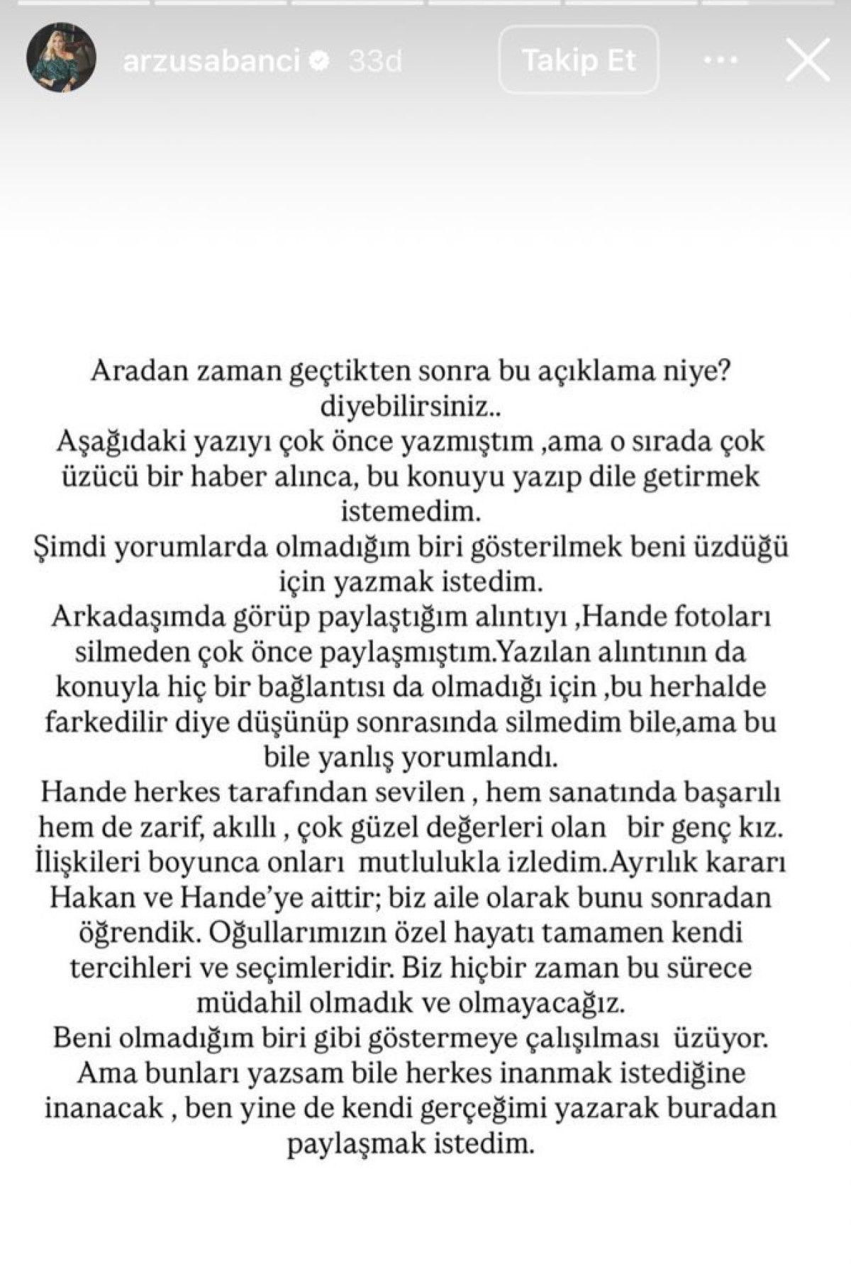 Arzu Sabancı’dan Resmi Açıklama ve İddialara Yanıt