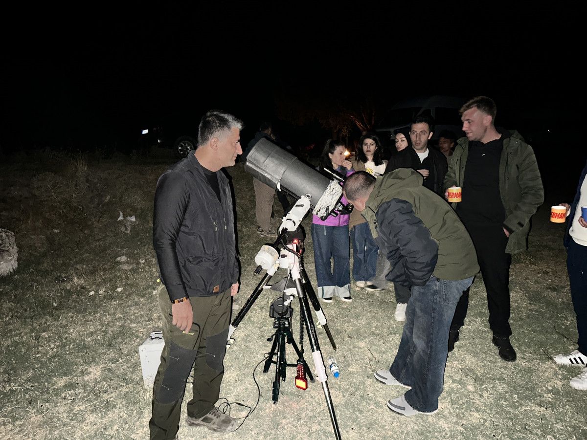 Bitlis'te Doğa ve Gökyüzü Buluşmasının Muhteşem Anları