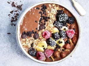 Dünyanın En Lezzetli Çikolatalı Smoothie Kasesi Tarifi