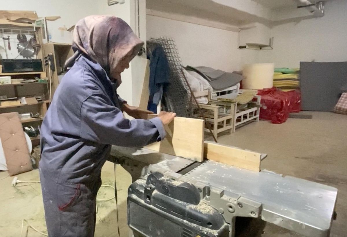 Erzincanlı Sare'nin 21 Yıllık Marangozluk Hikayesi