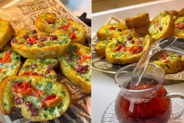 Fırında Kaşarlı ve Sucuklu Yumurtalı Ekmek Tarifi – Lezzetli ve Pratik Kahvaltı Önerisi