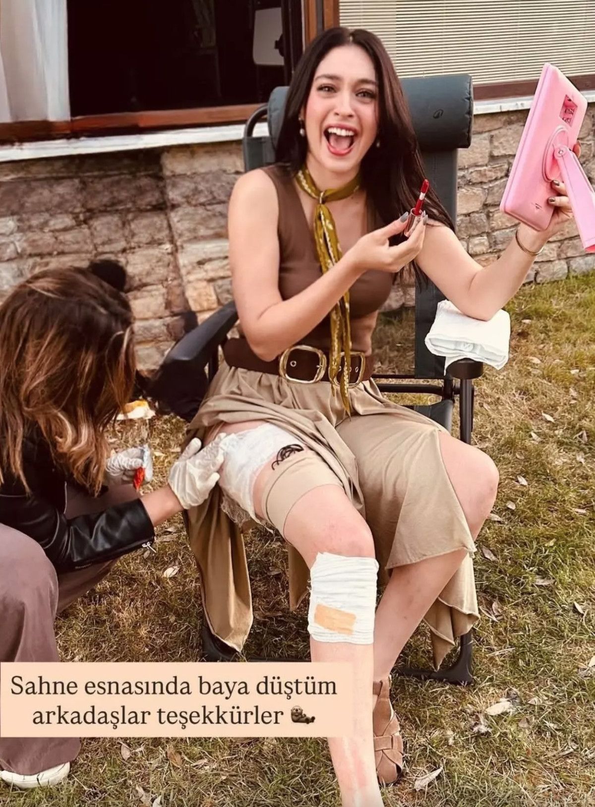 Güller ve Günahlar'ın Zeynepi Cemre Baysel'in Set Kazası ve Fotoğraf Paylaşımı