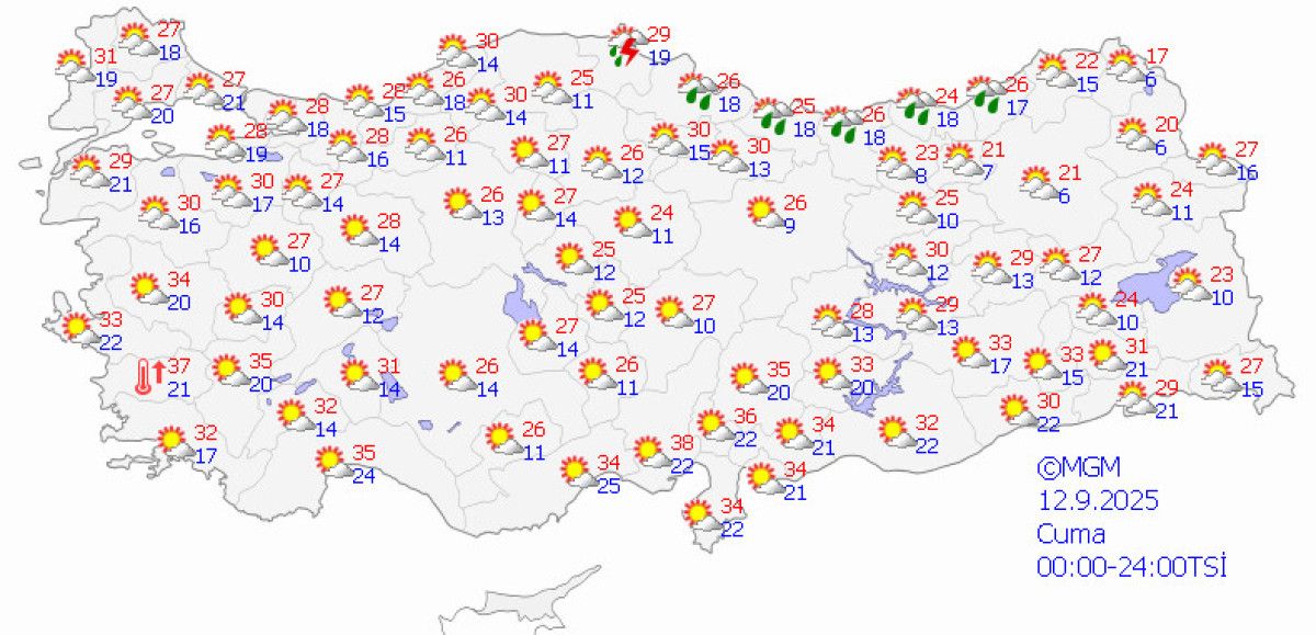 Hava Sıcaklıklarında Düşüş Bekleniyor