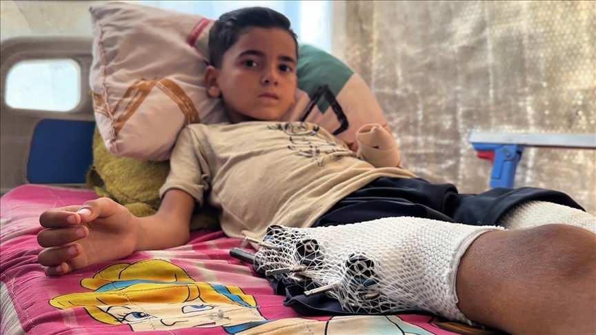 İsrail'in Hedef Aldığı Gazzeli Küçük Esed'den Yürek Burkan Sözler