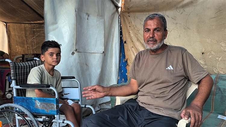 İsrail'in Hedef Aldığı Gazzeli Küçük Esed'den Yürek Burkan Sözler