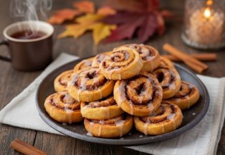 Lezzetli ve Pratik Bal Kabaklı Rulo Kurabiye Tarifleri