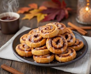 Lezzetli ve Pratik Bal Kabaklı Rulo Kurabiye Tarifleri