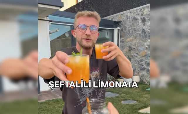 MasterChef Tahsin’den Serinletici Şeftalili Limonata Tarifi ile Yazın Tadını Çıkarın