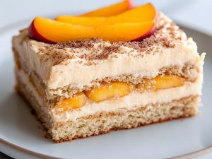 Şeftalili Tiramisu Tarifi: Yazın Ferahlatıcı Tadını Evinizde Yaratın